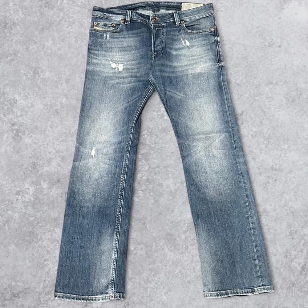 Vintage Y2K Diesel Safado Slim Straight Distressed Faded Jeans - Fits 34", Read!